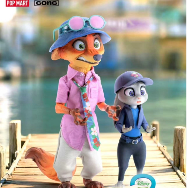 共鸣GONG 疯狂动物城2 朱迪 尼克 布衣可动人偶 先行定金