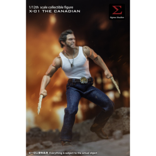 Sigma Toys 1/12 瘦姑妈 x-01 加拿大人 可动手办 定金