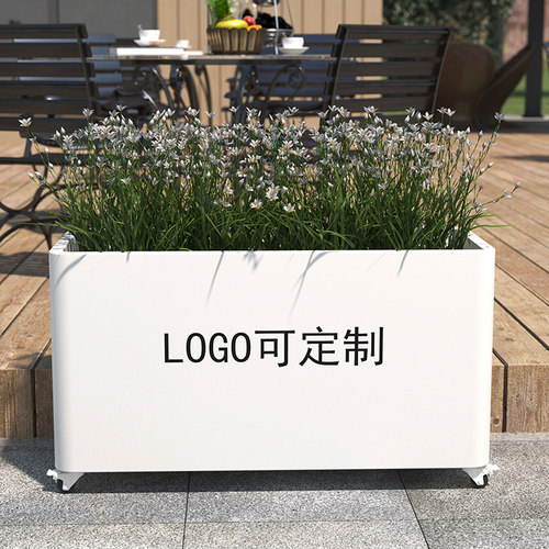 奶茶店外摆围栏花箱防腐防锈