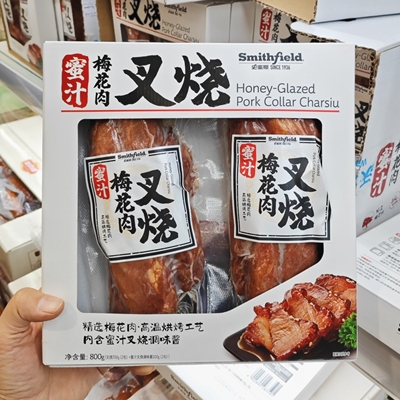 山姆代购史蜜斯蜜汁梅花肉叉烧800g叉烧肉晚午餐空气烤箱微预制菜