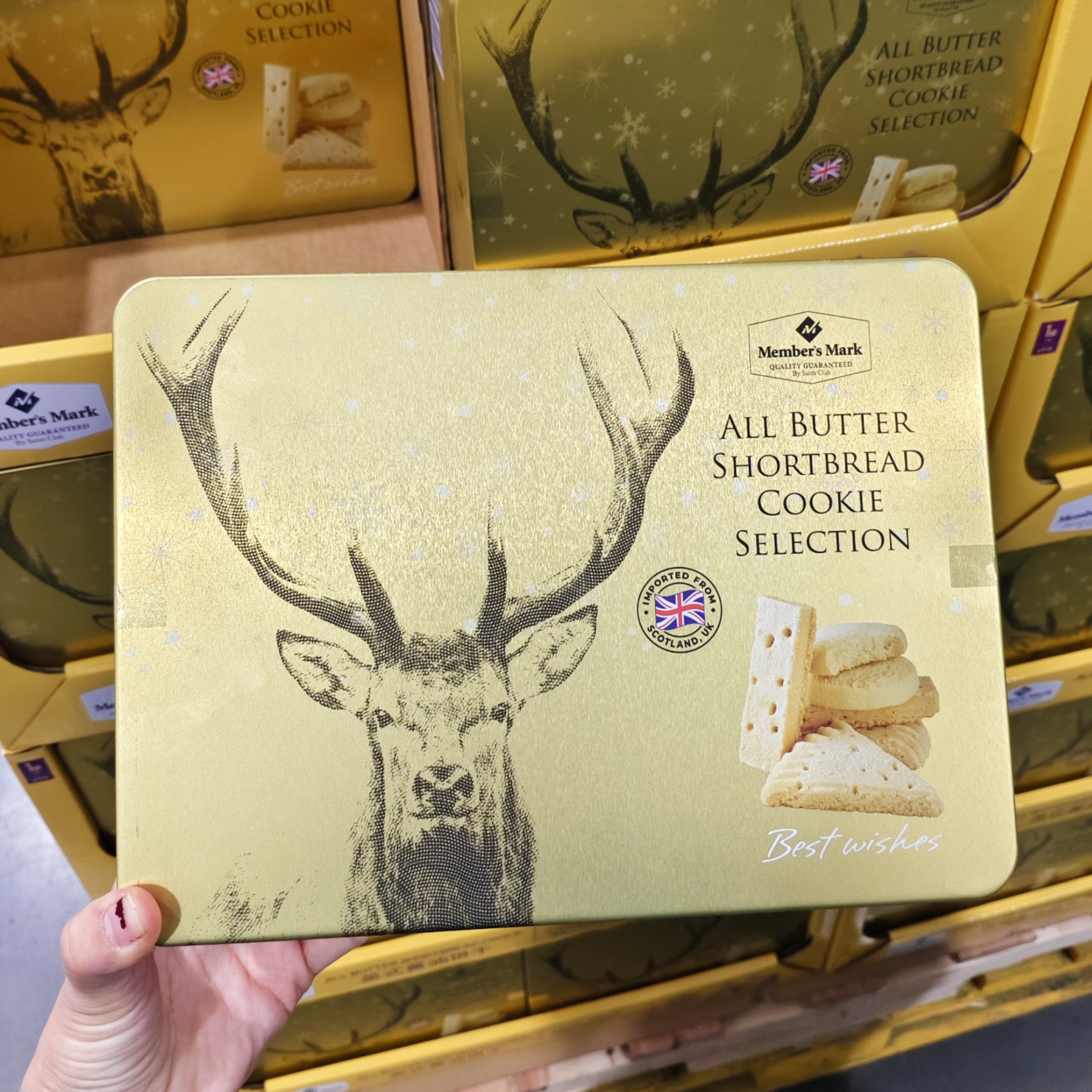 山姆代购 MM英式黄油饼干500g*2 英国进口新年礼盒浓郁黄油送礼