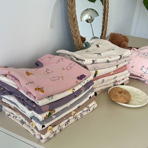 2025新品男女童儿童秋冬睡衣套装秋衣秋裤A类卡通羊毛拉架家居服