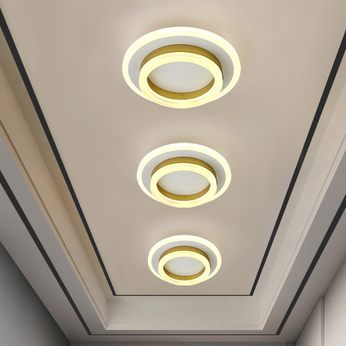 狼灯过道亚克力led超薄射灯圆形