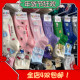 2026韩国进口袜子女1035新品 Kitty美乐蒂潮拼接可爱卡通中筒女袜