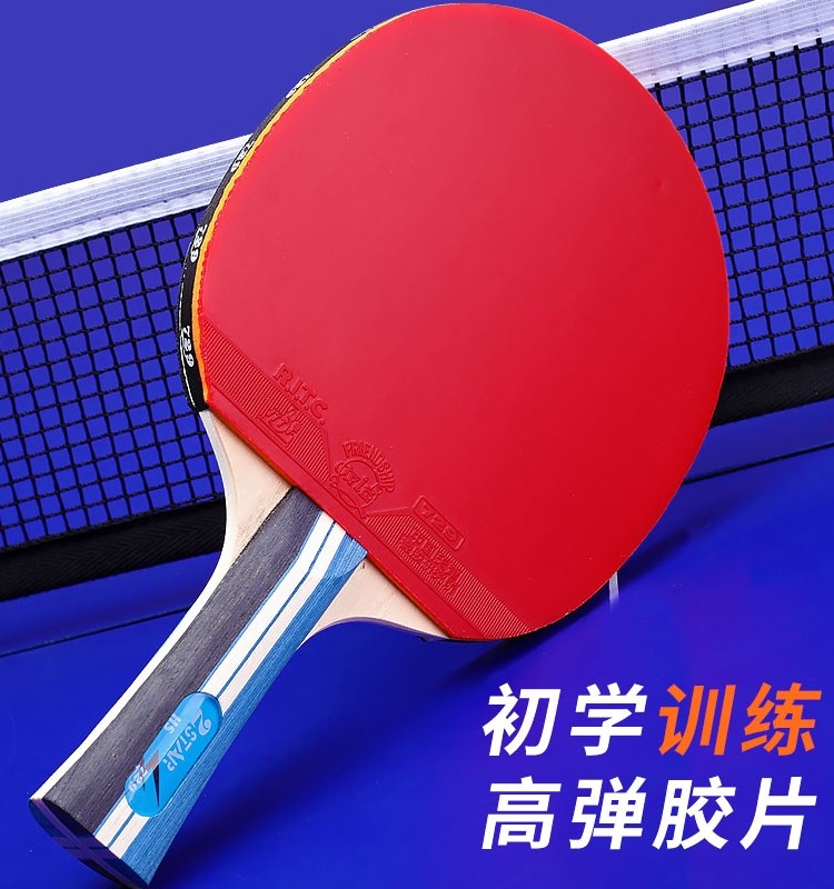 l友谊乒乓球拍郝帅四星4星乒兵球单拍三星儿童初学者兵兵板3星