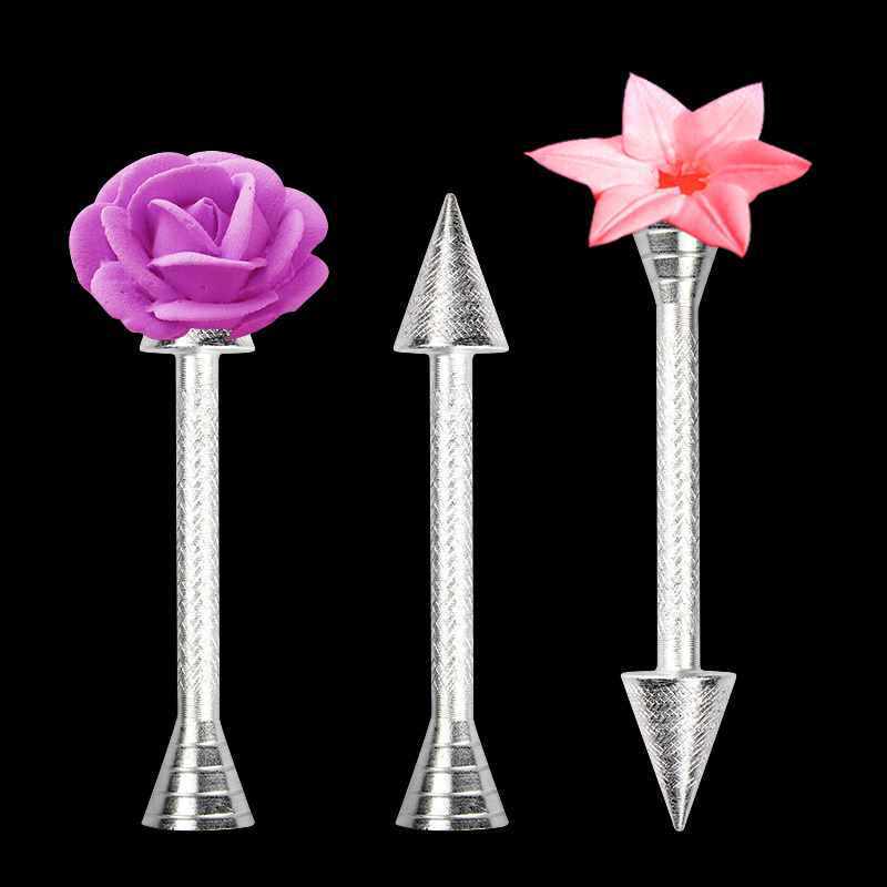 铝合金裱花棒裱花钉裱花托韩式玫瑰裱花嘴套餐裱花针蛋糕奶油裱花
