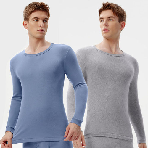 三枪纯棉薄款圆领男单件上衣