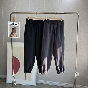 一体绒加厚保暖松紧腰束脚口休闲裤 日单做工 日奔3000 一定要买