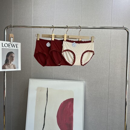 红色内裤女生A类7A桑蚕丝抑菌裆结婚2026马年本命年女三角裤