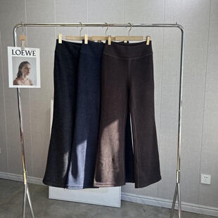 宽腰头休闲裤 时髦腿精 女冬季 健身微喇裤 真丝羊毛LULU显瘦瑜伽裤