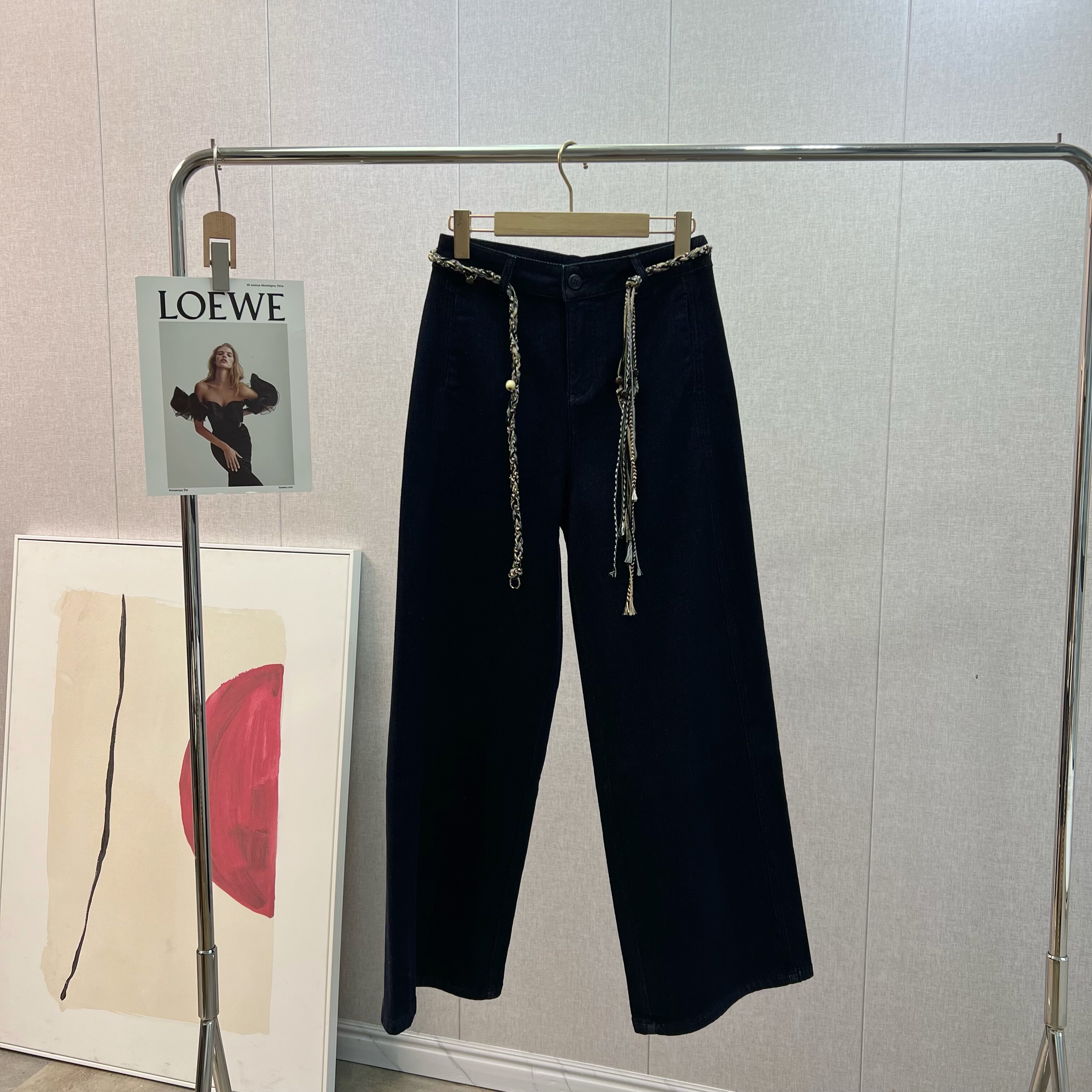 美式复古阔腿牛仔裤女秋季2025年新款高腰宽松显瘦时尚百搭直筒裤