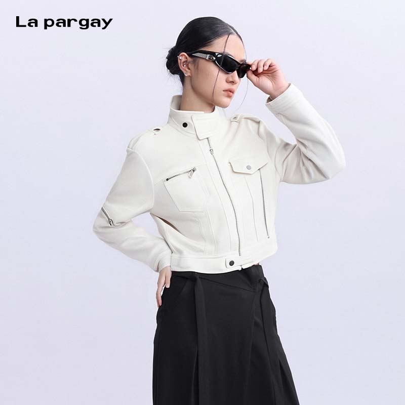 潮牌立领廓形外套设计感个性上衣