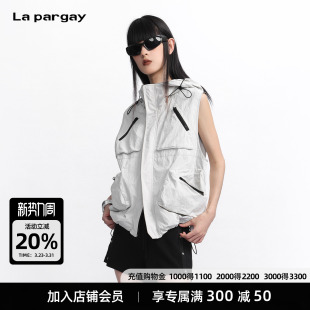 pargay 抗皱耐穿 街头末幕 马甲 L75301401S 轻户外机能工装