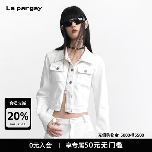 Lapargay 【犹在镜中】复古工装牛仔短款外套  高品质 L75301212V