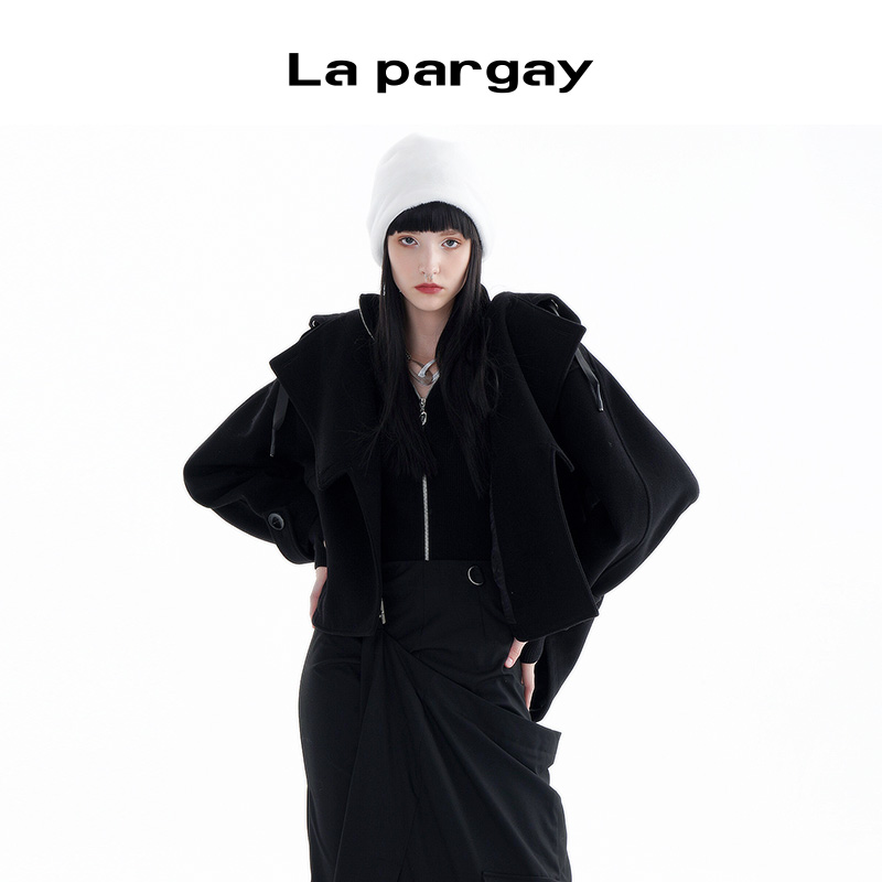 lapargay街头大衣领券满减