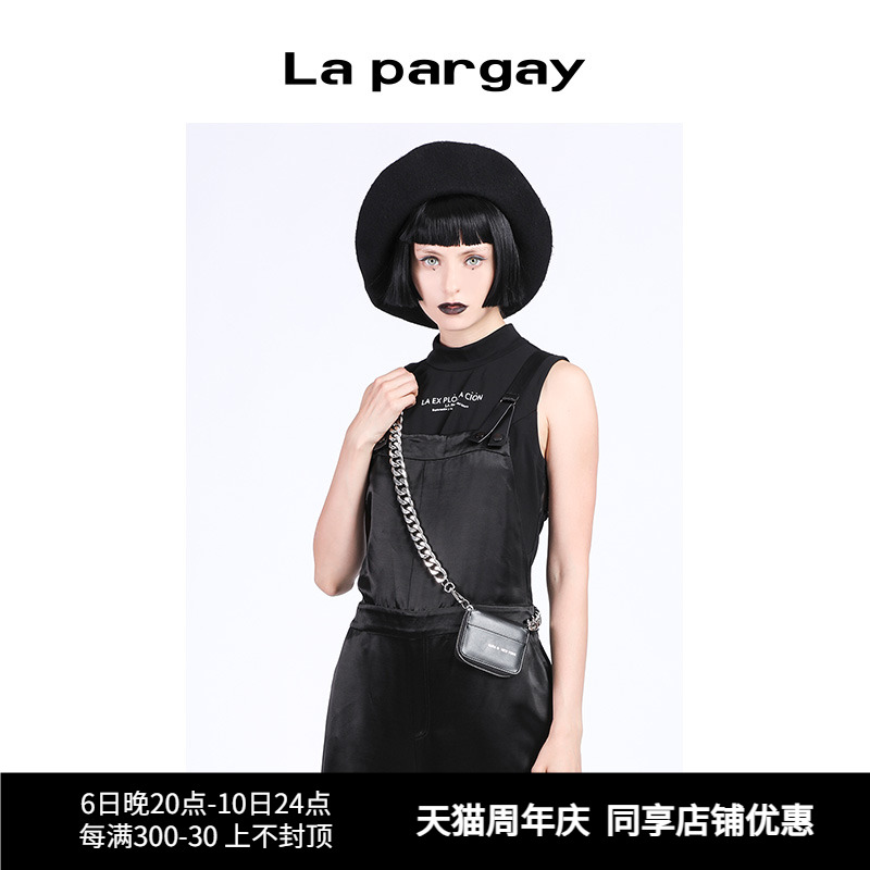 lapargay纳帕佳2020女网纱上衣