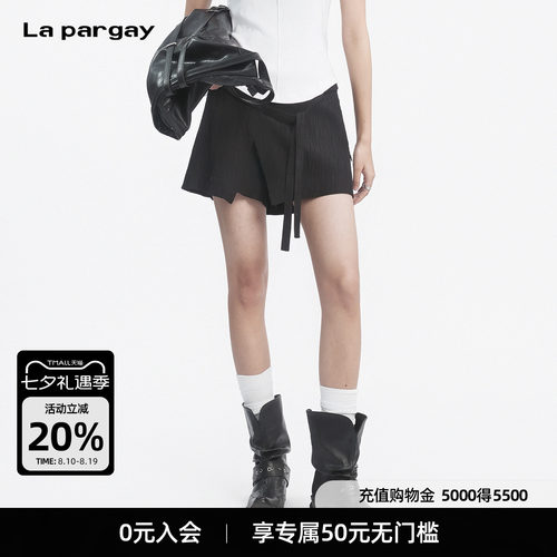 Lapargay高腰A字裙裤安全内衬