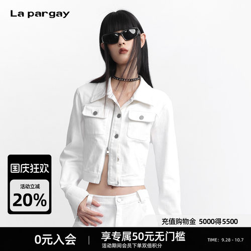 Lapargay 【犹在镜中】复古工装牛仔短款外套  高品质 L75301212V