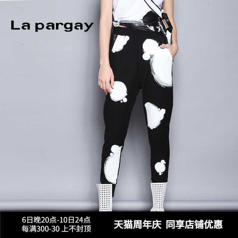 Lapargay自然腰长裤