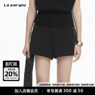 微宽松剪裁L78102202V 简约语言 Lapargay 高腰A字短裤