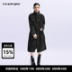 个性 时尚 口袋纯棉设计感风衣 新款 纳帕佳洗水做旧长外套女2026春季