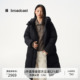 防寒羽绒服BDS4RD3607 宽松鹅绒服女冬新款 播商场同款 黑色中长款