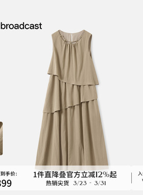 播度假风海边气质无袖连衣裙女秋季法式漂亮长裙DDS3LD5000