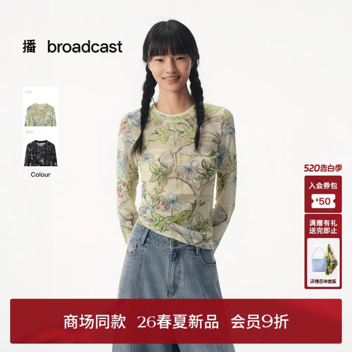 网纱印花 通透肌理