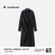 新款 收腰连衣裙女26春季 休闲长裙BDT1LD1370 黑色长袖 播商场同款