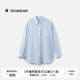薄款 蓝色衬衫 长袖 新款 外套BDS7CD4522 苎麻衬衣女夏季 播商场同款