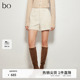 女BDR3KD2208 bo系列24秋小香风休闲短裤 羊毛 播商场同款