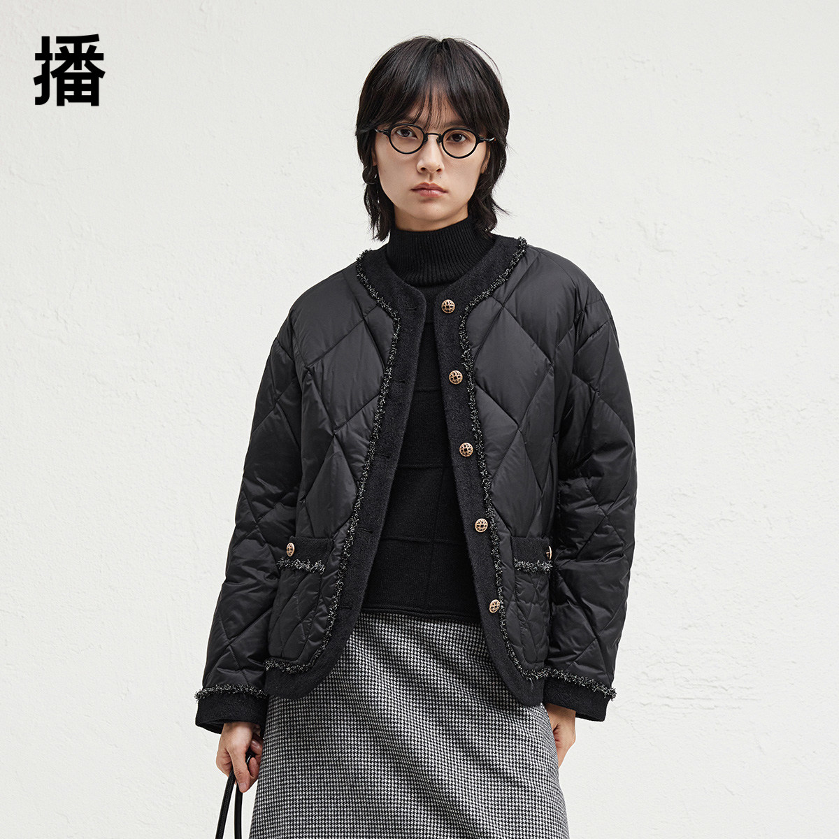 WP小香风轻薄羽绒服女冬季小个子短款气质外套DDR4RD5123,女装/女士精品,羽绒服,淘宝优惠券,粉丝福利购,淘宝优惠卷