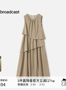 播度假风海边气质无袖连衣裙女秋季法式漂亮长裙DDS3LD5000