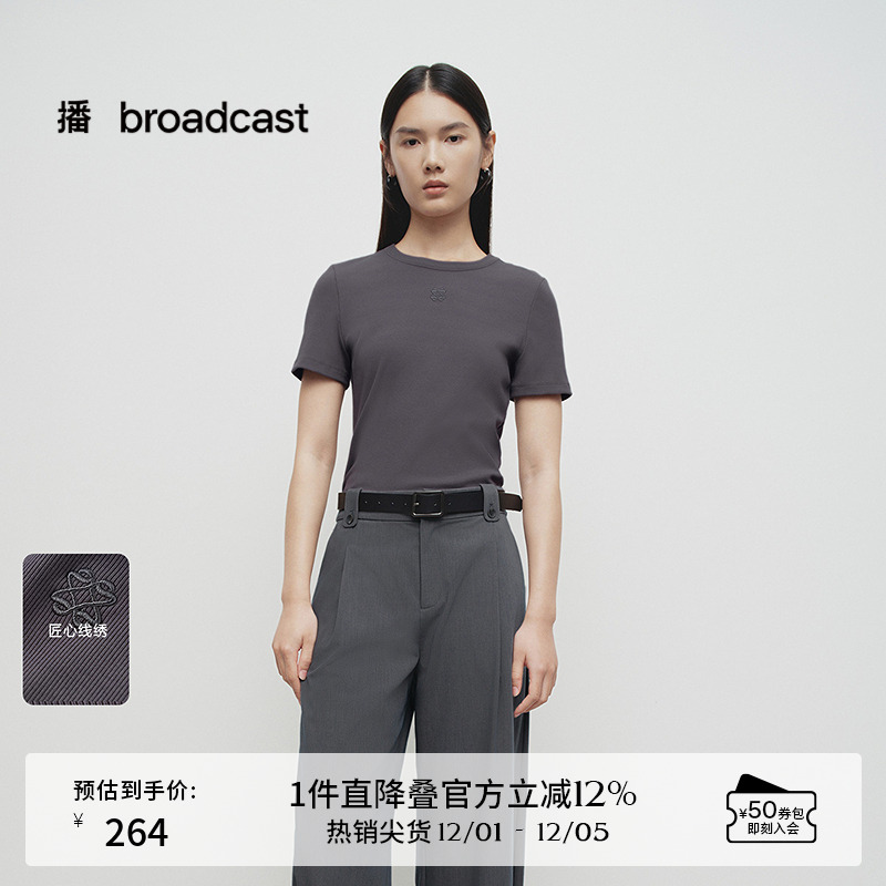 立体微缩圆口，直筒袖线条简练