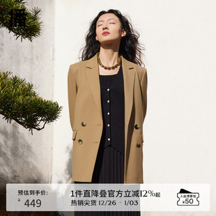 播商场同款 外套女春秋可露丽气质西服BDR1XD0207 通勤宽松西装
