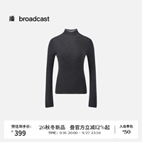 【云柔绵羊毛】播26秋冬新品休闲修身针织衫