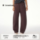 播百搭舒适休闲裤 女秋冬宽松时髦气质长裤 DDS4KD5154