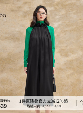 播 bo 商场同款沙滩度假海边连衣裙女2024新款无袖长裙BDR2LD2915