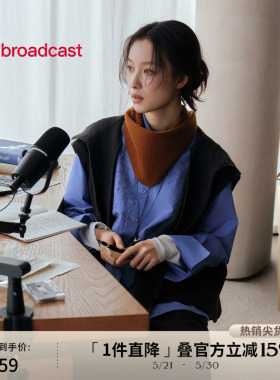 【倪妮同款】播时髦连帽慵懒马甲女秋季新款休闲外套BDS3MD3036