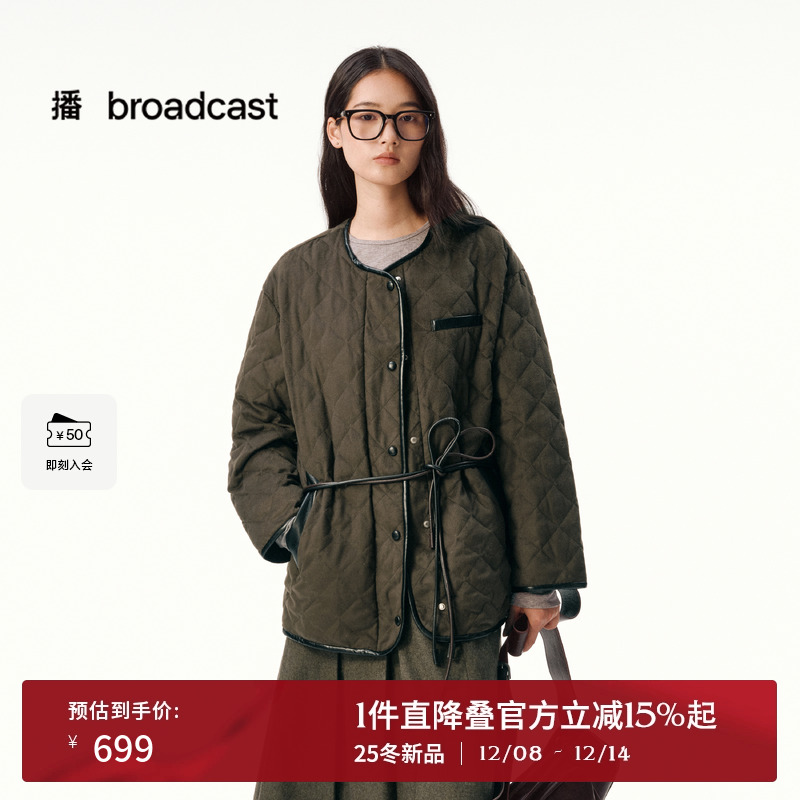 播圆领通勤休闲羽绒服短款女25秋冬新款宽松保暖外套DDS4RD5280