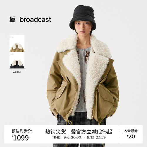 播冬季短款休闲毛领羽绒服女宽松时髦复古外套DDS4RD5253