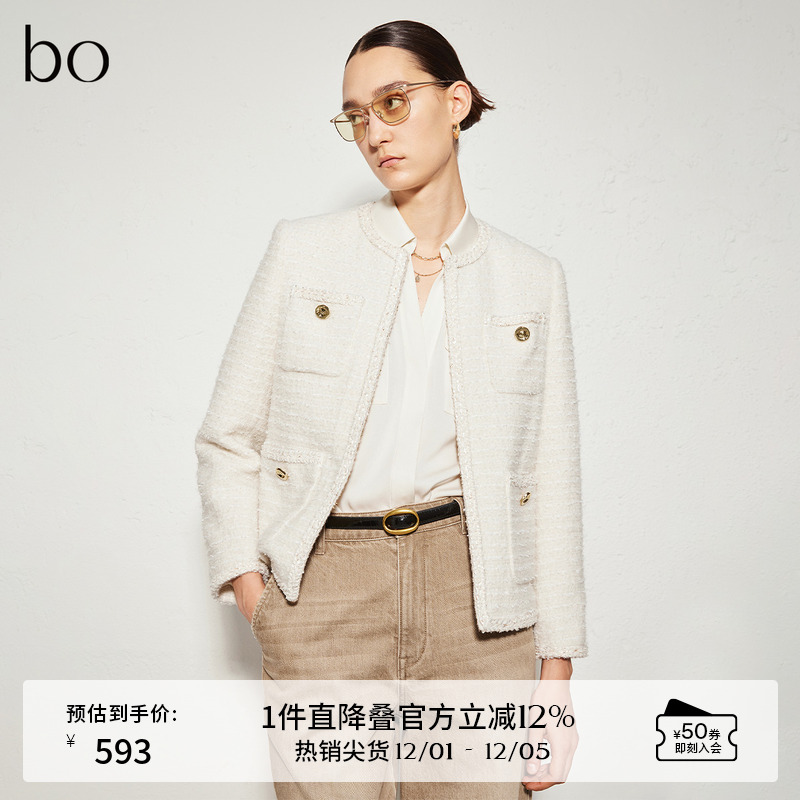 时尚复古纱线编织圆领