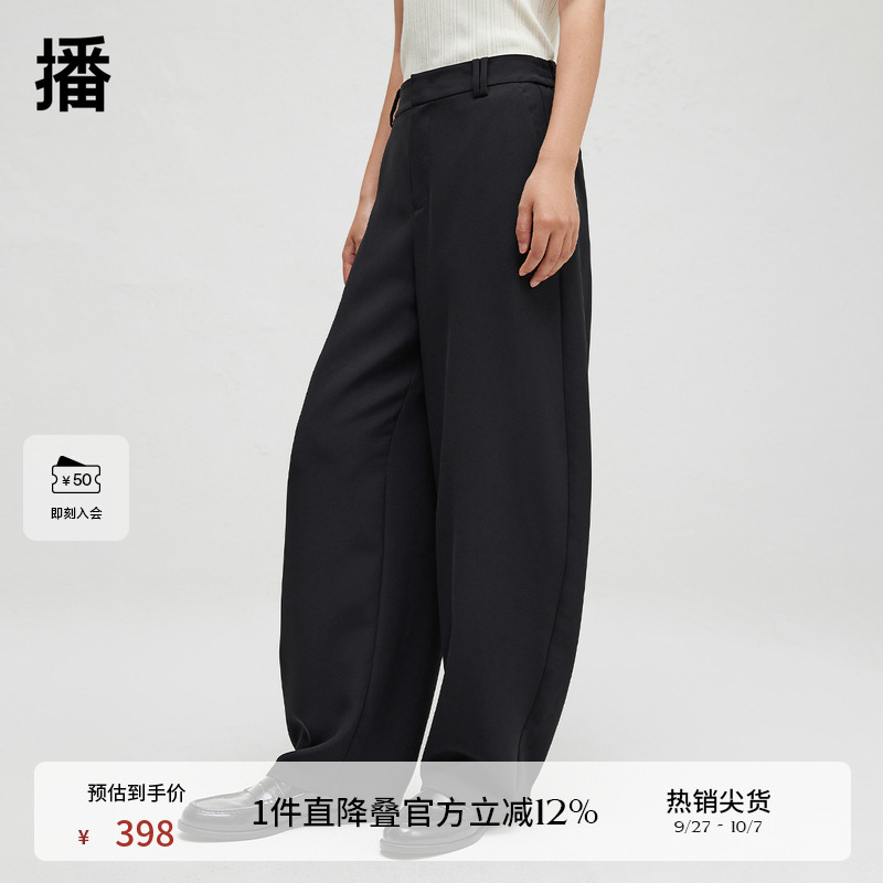 简约舒适腰头，明线单唇袋设计