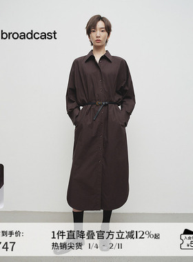 播商场同款法式气质女士连衣裙25春季新款蝙蝠袖长裙BDS1LD1245