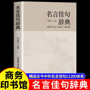 名言佳句辞典刘振远 名人语录名词名言名句词典大全格言警句好词好句好段摘抄本作文书小学生初中三四五六年级阅读课外书正版