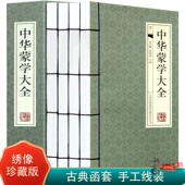 线装 中华国学经典 4册 文白对照白话文翻译 含三字经百家姓千字文弟子规幼学琼林等启蒙读物 中华蒙学大全 传统故事蒙学经典 正版