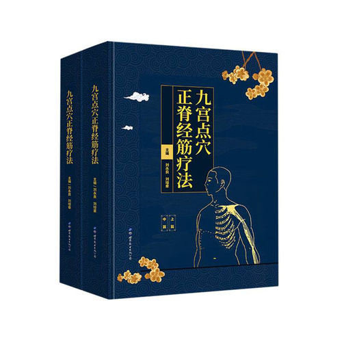 九宫点穴正脊经筋疗法 2册 精 刘永良 刘培章 正版健康与养生书籍 介绍九宫点穴正脊经筋疗法指导理论  世界图书出版公司