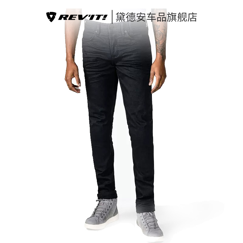 REVIT杰克逊2摩托车骑行牛仔裤男冬季机车赛车裤四季防摔耐磨修身
