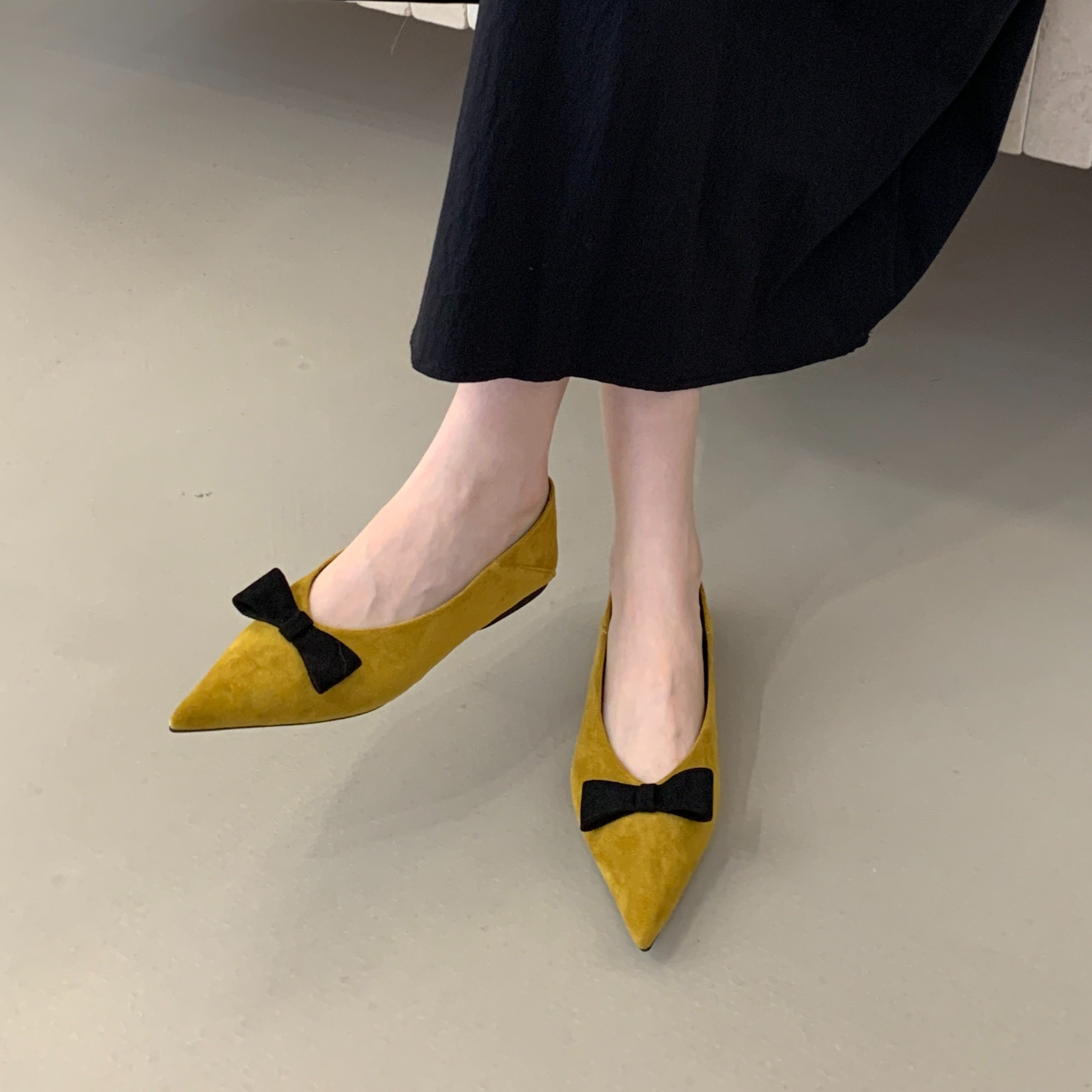 2026早春夏季尖头平跟平底绒面凉鞋露趾一脚蹬浅口凉鞋女鞋单鞋子,女鞋,浅口单鞋,淘宝优惠券,粉丝福利购,淘宝优惠卷