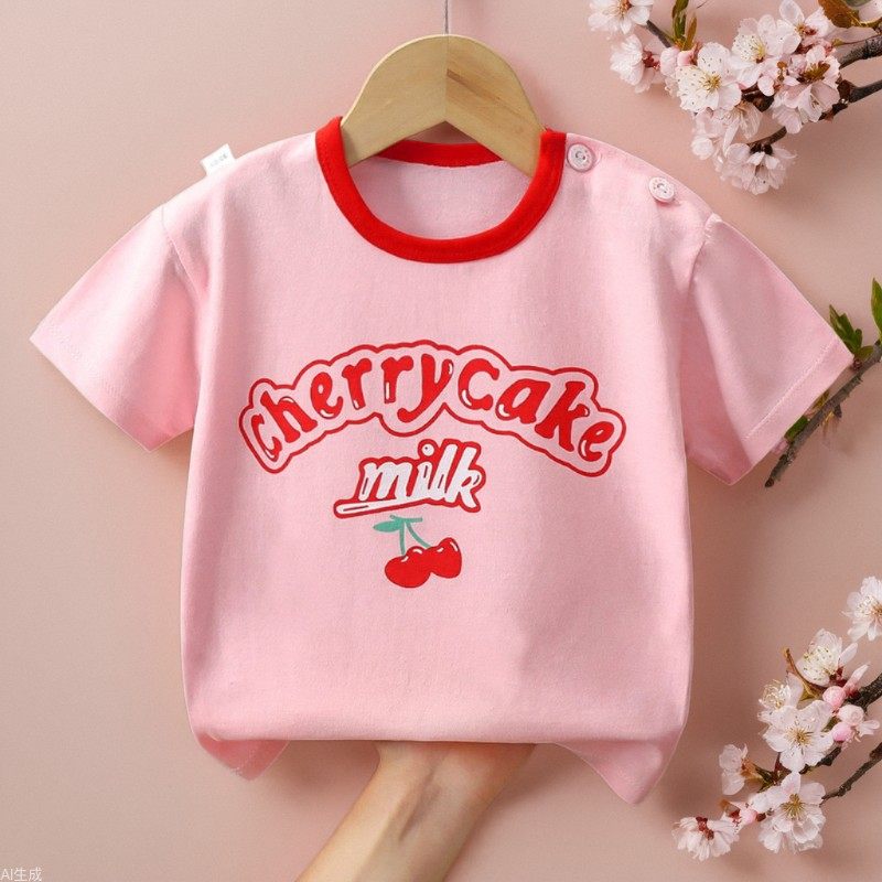 婴儿短袖T恤小童纯棉女童男童夏装童装半袖上衣0岁1幼儿3宝宝衣服,童装/婴儿装/亲子装,T恤,淘宝优惠券,粉丝福利购,淘宝优惠卷